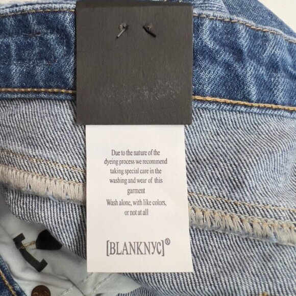 BLANK NYC The Franklin Ribcage Wide Leg Jeans NWT - Picture 8 of 11